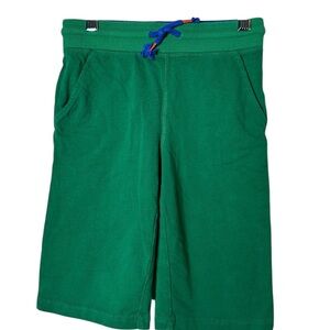 Boden Green Shorts with Blue Waistband